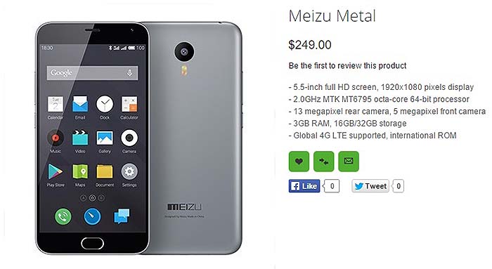 meizu metal2
