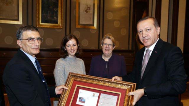 aziz-sancar-recep-tayyip-erdoğan